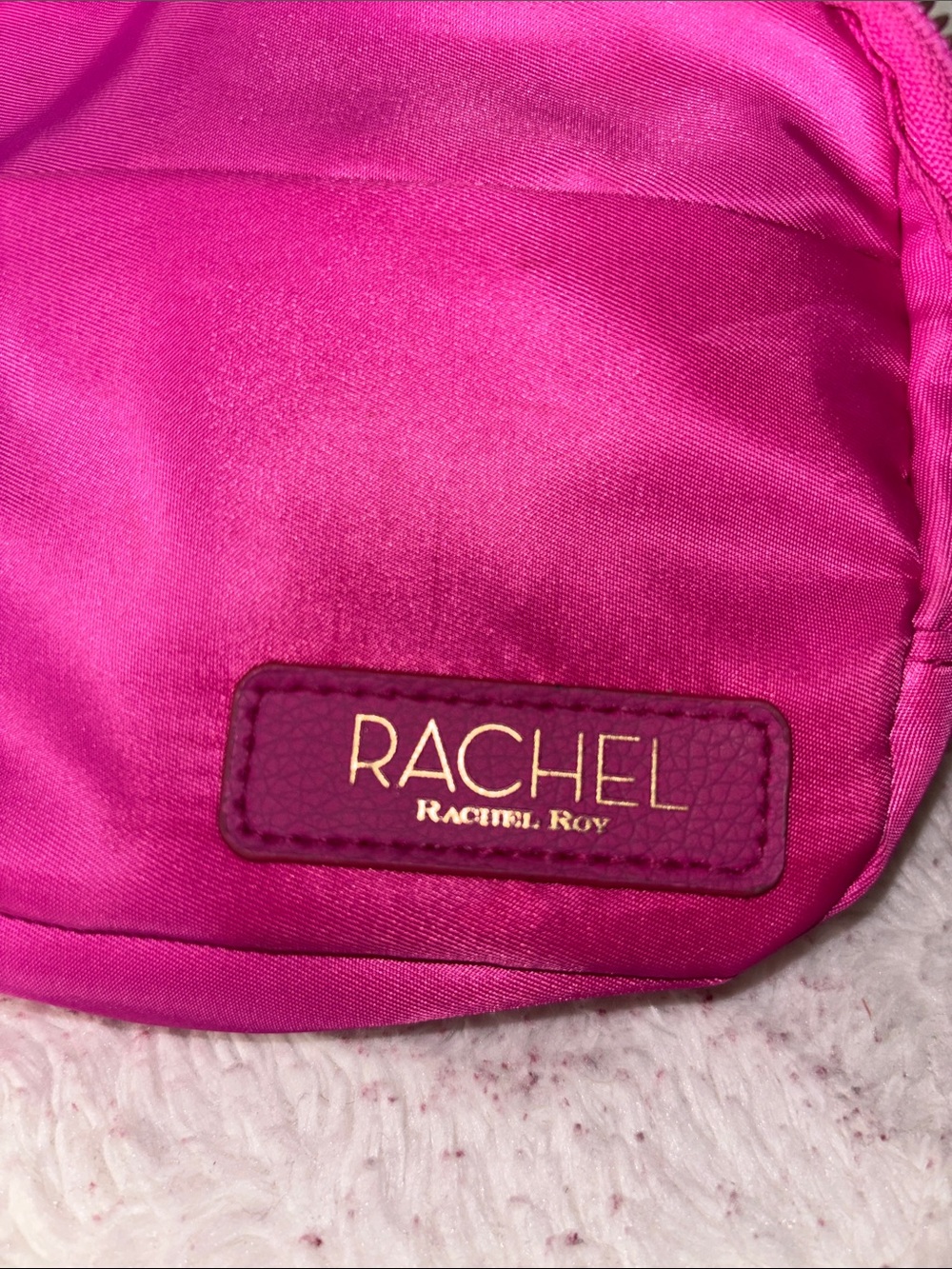 RACHEL Rachel Roy Hot Pink Nylon Crossbody Waist Bag - Picture 3 of 8